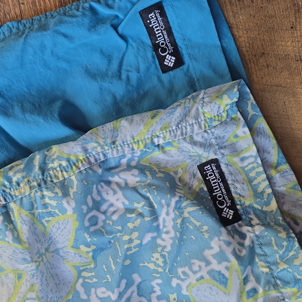 Lot Of 2 Columbia Swim / Hike Shorts - Picture 3 of 4